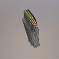 High Quality Black Tactical Gun Magazine With Capacity Slots And Durable Design
