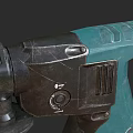 Industrial Hammer Drill By Super BRICOLO With Green Black Design And Drill Bit Handle