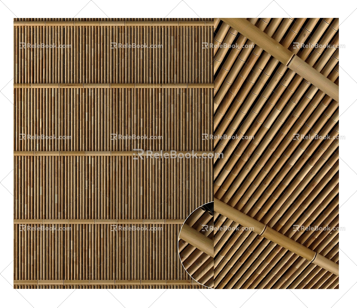 Bamboo ceiling 3d model