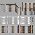 Various Home Fence Designs Featuring Wooden And White Railings With Decorative Styles