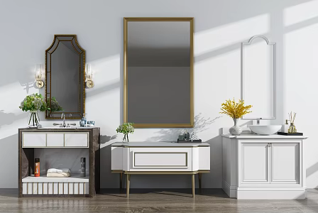 Jane Ou Washstand Cosmetic Table 3d model