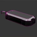 Portable Wireless Speaker With Carbon Fiber Texture Modern Design Carry Handle And Reflective Surface