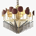 Vintage Chandelier Shine Lighting Chandelier Hanging Pendant 3d model