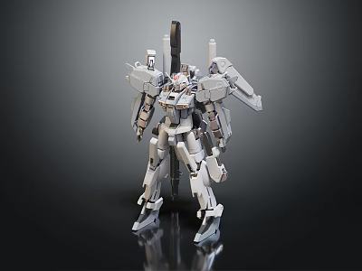 Modern Gundam Warrior 3d model Modern Gundam Warrior 3d model