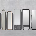 Modern mirror Full-length mirror Decorative mirror 3d model