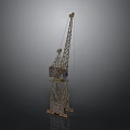 Heavy Duty Industrial Tower Crane With Metal Structure And Mechanical Parts