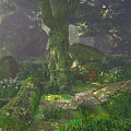 tree forest virgin forest 3d model