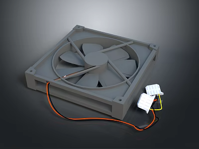 Exhaust fan industrial exhaust fan electric fan vertical fan old fan electric fan ventilation equipment 3d model