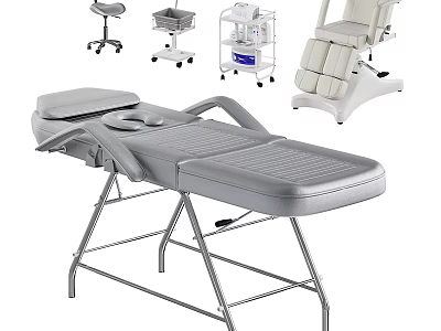 Comfortable Modern Massage Chair With Ergonomic Design And Soft Leather Padding For Relaxation 3d model