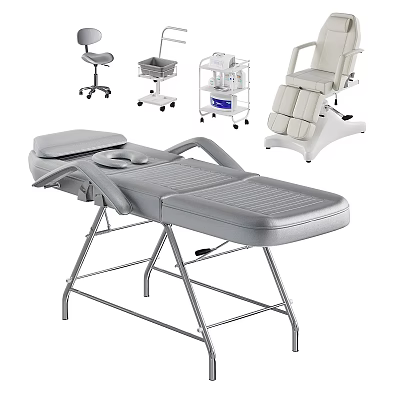 Comfortable Modern Massage Chair With Ergonomic Design And Soft Leather Padding For Relaxation 3d model
