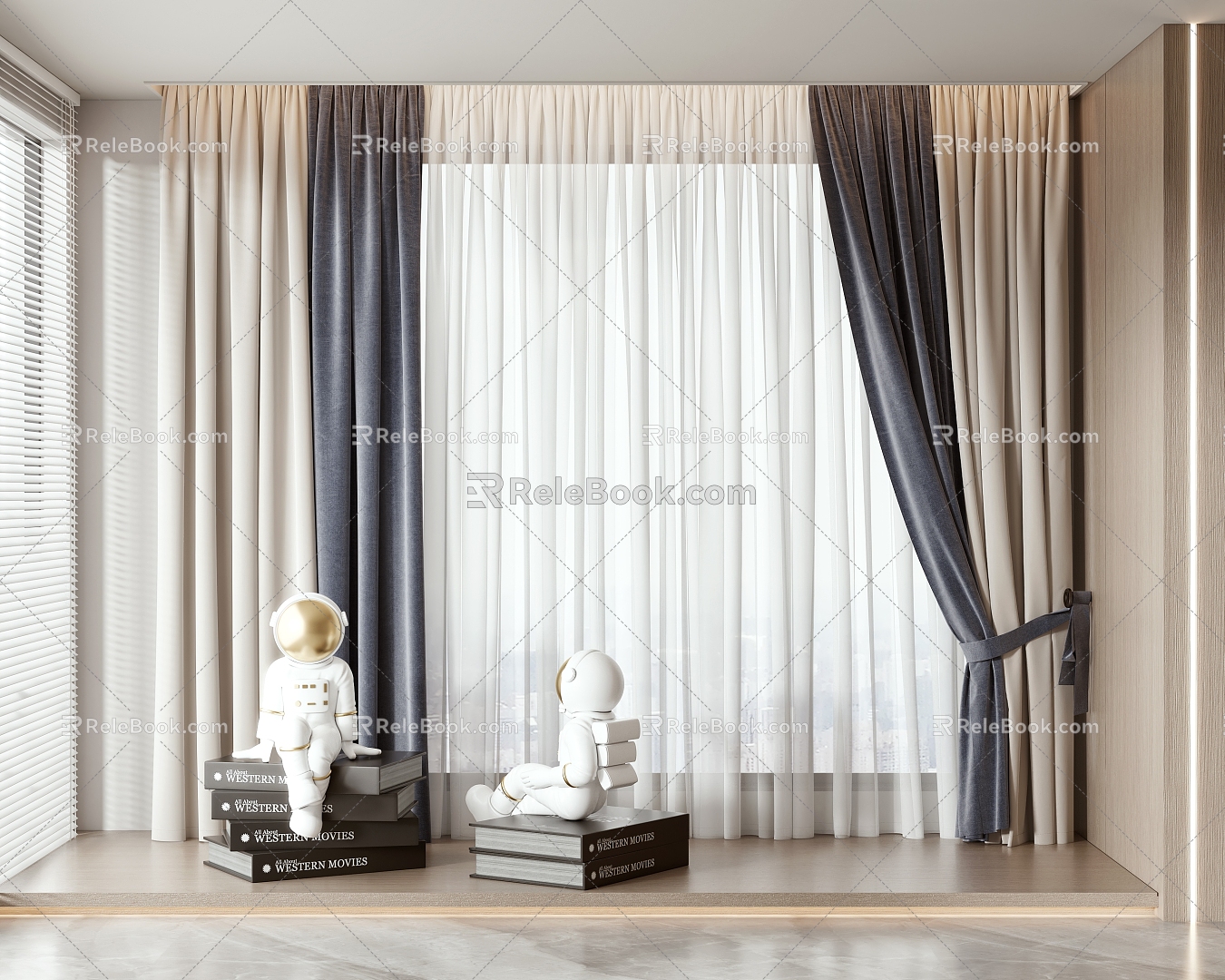 Curtains 3d model