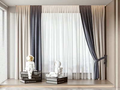 Curtains 3d model