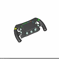 Advanced Gamepad Pro Controller With Screen Colorful Buttons And Knobs