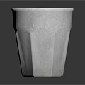 Refreshing Chilled Iced Drink In Metallic Cup With Ice Cubes