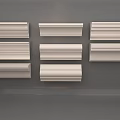 Gypsum line component hardware house decoration wall baseboard 3d model