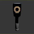 Gas Pump Nozzle With Metal Tip And Black Handle For Fuel Station Equipment