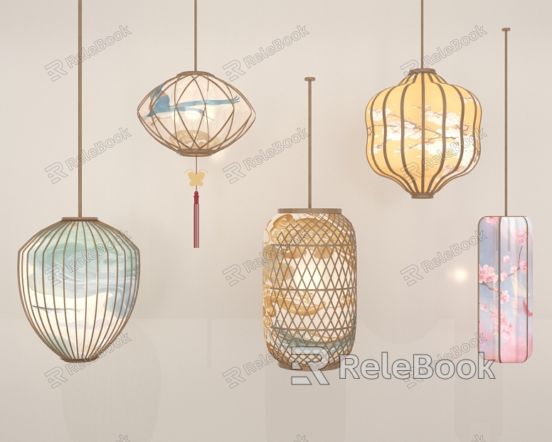 Lantern chandelier model