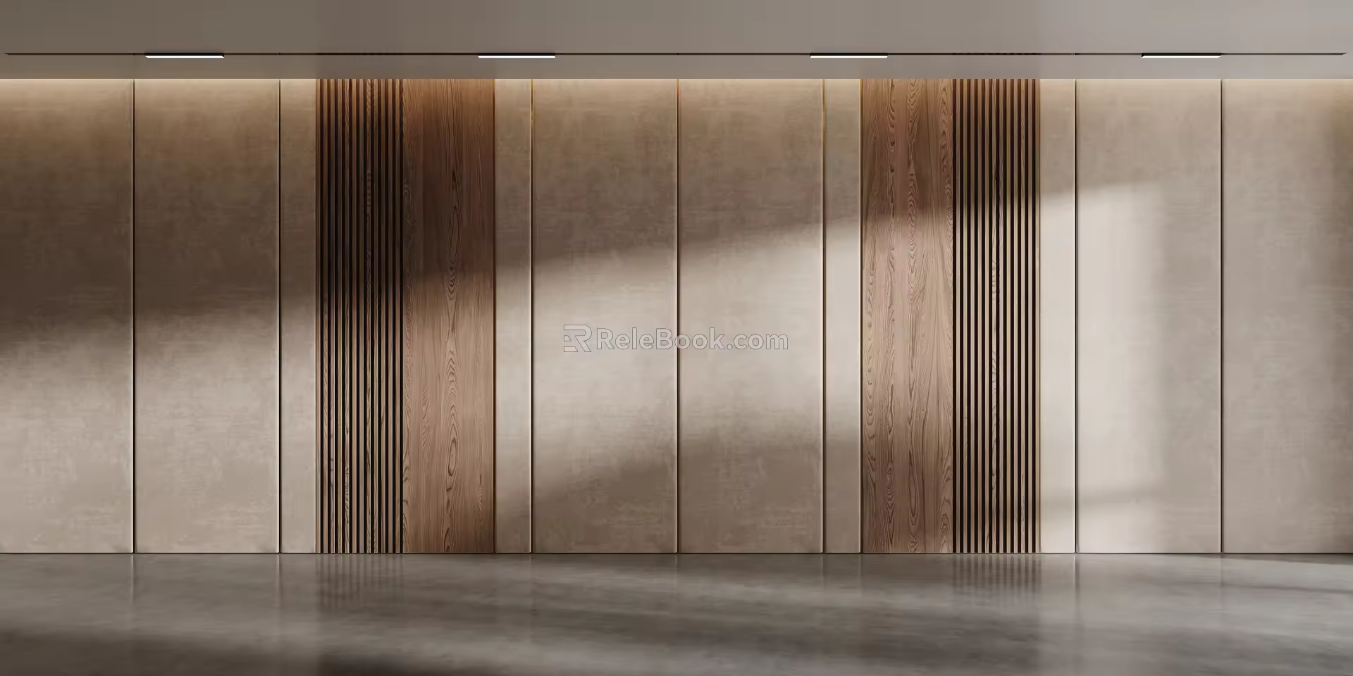 Modern background wall 3d model
