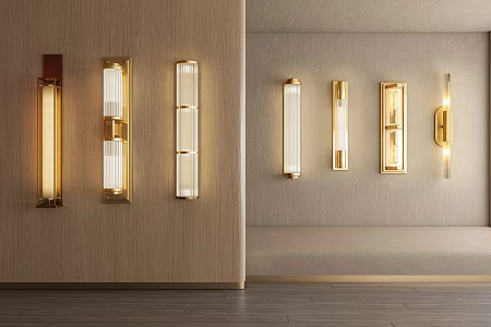 Light Luxury Wall Lamp Simple Wall Lamp 3d model