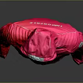 Bright Pink Hooded Jacket Featuring UNIFIT Logo And Round Emblem Design