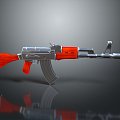 rifle semi-automatic rifle combat rifle battle rifle carbine war rifle attack rifle 3d model