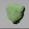 Natural Green Wood Stone Raw Material With Rough Surface Texture And Organic Shape