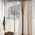 Modern Curtains 3d model