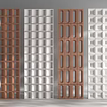 Modern Room Dividers With Various Wooden White And Geometric Patterns