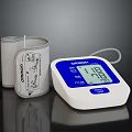 Omron Digital Blood Pressure Monitor Medical Device With Cuff And LCD