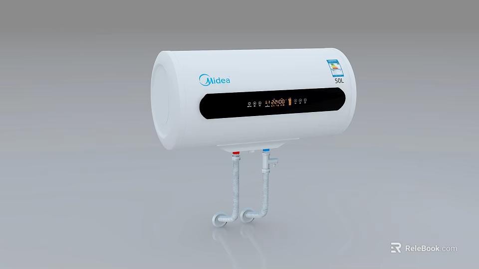 Midea Electric Water Heater With Digital Display And Temperature Control 3d model 