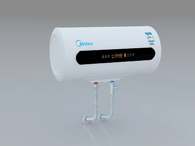Midea Electric Water Heater With Digital Display And Temperature Control 3d model