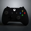 Xbox Wireless Game Controller With Black Design And Colorful ABXY Buttons