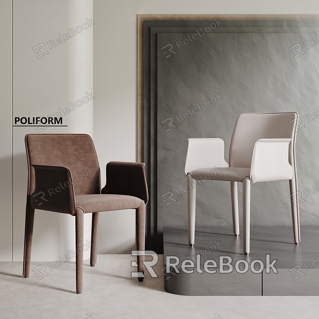 Modern Dining Chair POLIFORM Dining Chair Combination Dining Chair Combination model