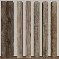 Natural Stone and Wood Planks with Diverse Textures for Decorative Use