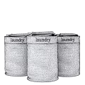 Cute Laundry Baskets with Grey Elephant Pink Animal and Blue Car Patterns