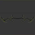 Crossbow Mechanical Crossbow Shift Bow and Arrow Shoot Far Equipment Weapons High-tech Crossbow 3d model