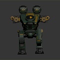 Mecha Warrior Mecha Soldier Machine Armor Mechanical Armor 3d model