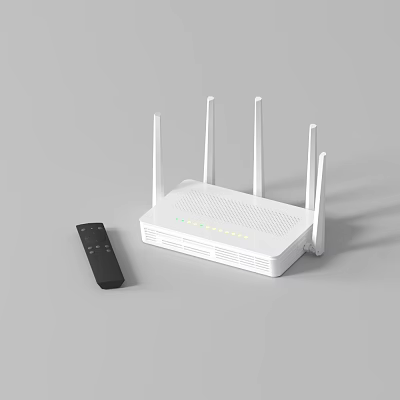 Modern Router Set-Top Box 3d model