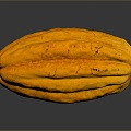 Mango Cocoa Bean Cocoa Fruit 3d model