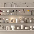 Modern Minimalist Table Lamp Reading Lamp Moon Lamp Rabbit Lamp Mushroom Lamp Art Table Lamp 3d model