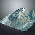 Geography, topography, mountain shape, ridge, ridge, valley, mountain range, canyon, geomorphology, mountain peak, mountain body 3d model