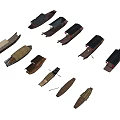 Various Traditional Wooden Boats With Classic Designs And Crafted Hulls
