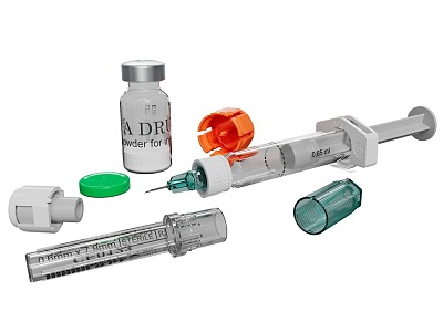 Modern Syringe Medical Supplies model