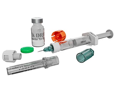 Modern Syringe Medical Supplies 3d model