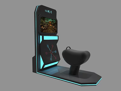 VRAS Interactive Gaming Device With Screen Display And Neon Light Controller 3d model