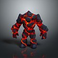 Stone Man Stone Element Stone Man Stone Monster Earth Elf Elf Cartoon Stone Man Animation Stone Man 3d model