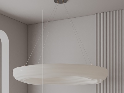 Modern chandelier 3d model