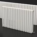 Modern White Radiators Stylish Interior Home Heating Essential Household Appliances