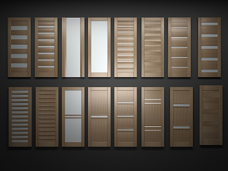 Modern Wardrobe Door 3d model