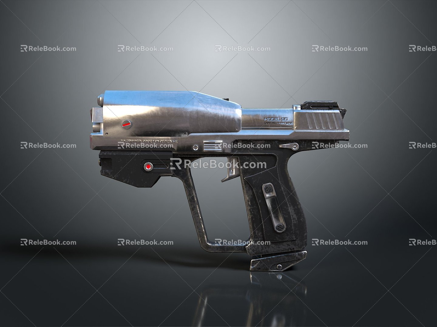 Pistol semi-automatic pistol automatic pistol modern weapon hot weapon hot weapon gun military 3d model